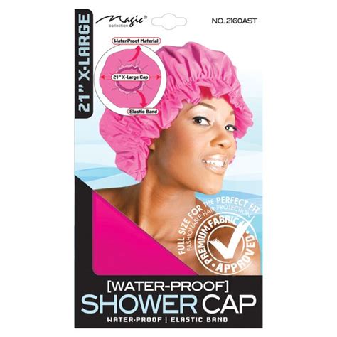 silicone shower cap.